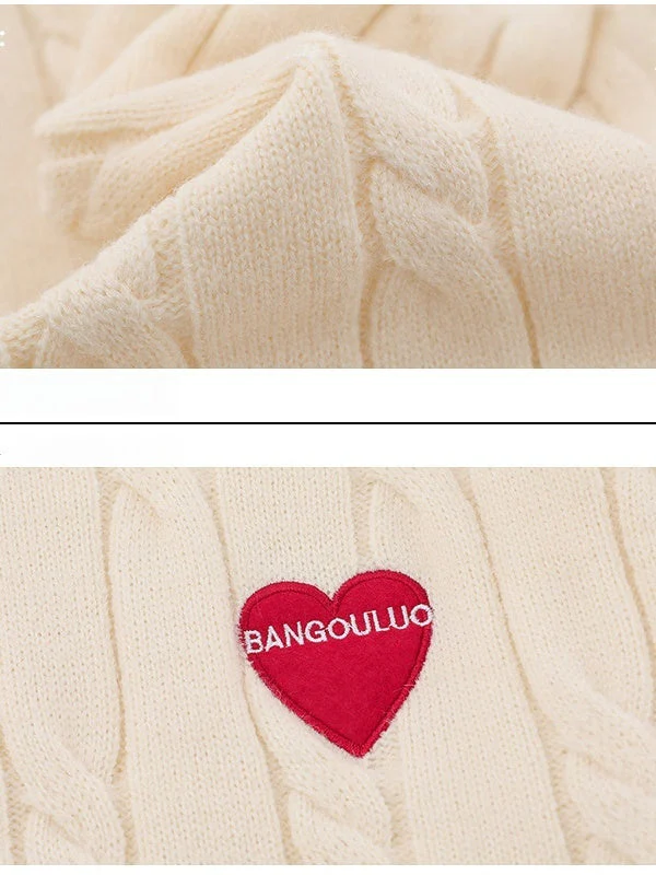 Valentine Gift Red Love Sweaters - Image 3