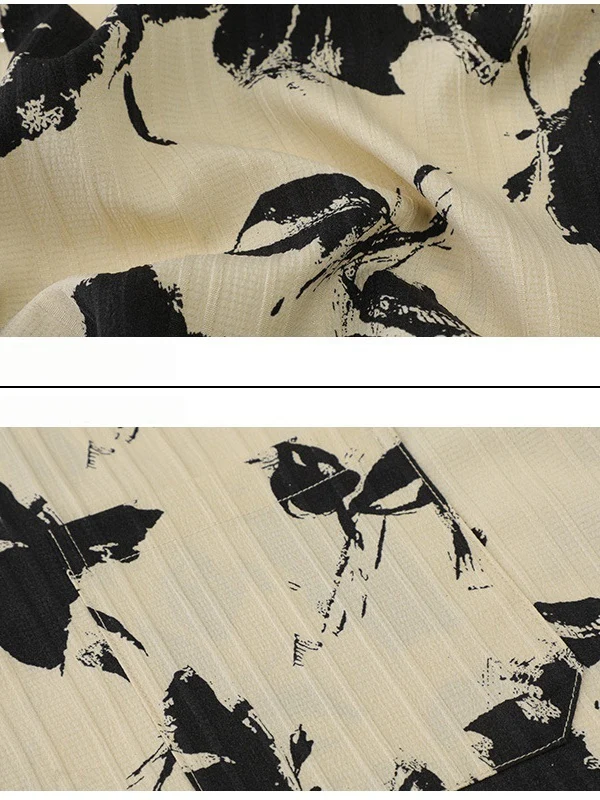 Vintage Floral Lightweight Loose-fit Shirts - Image 3