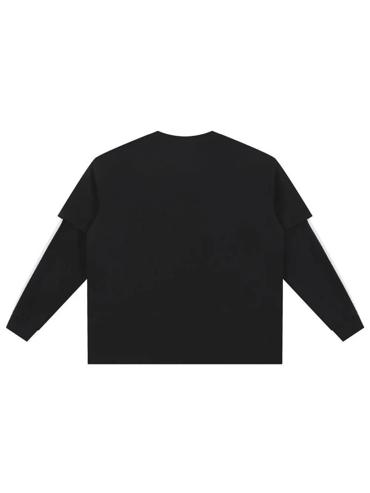 Layered-look Stripes T-shirts - Image 3