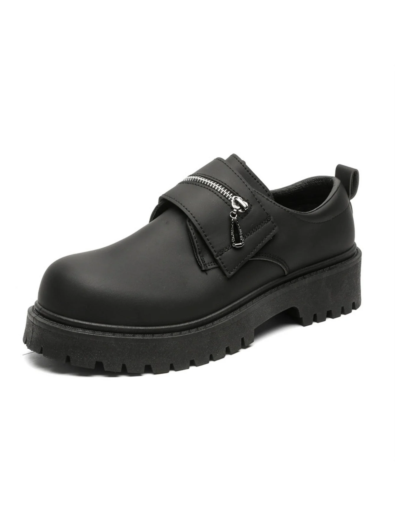 Matte Black Derby Shoes - Image 8
