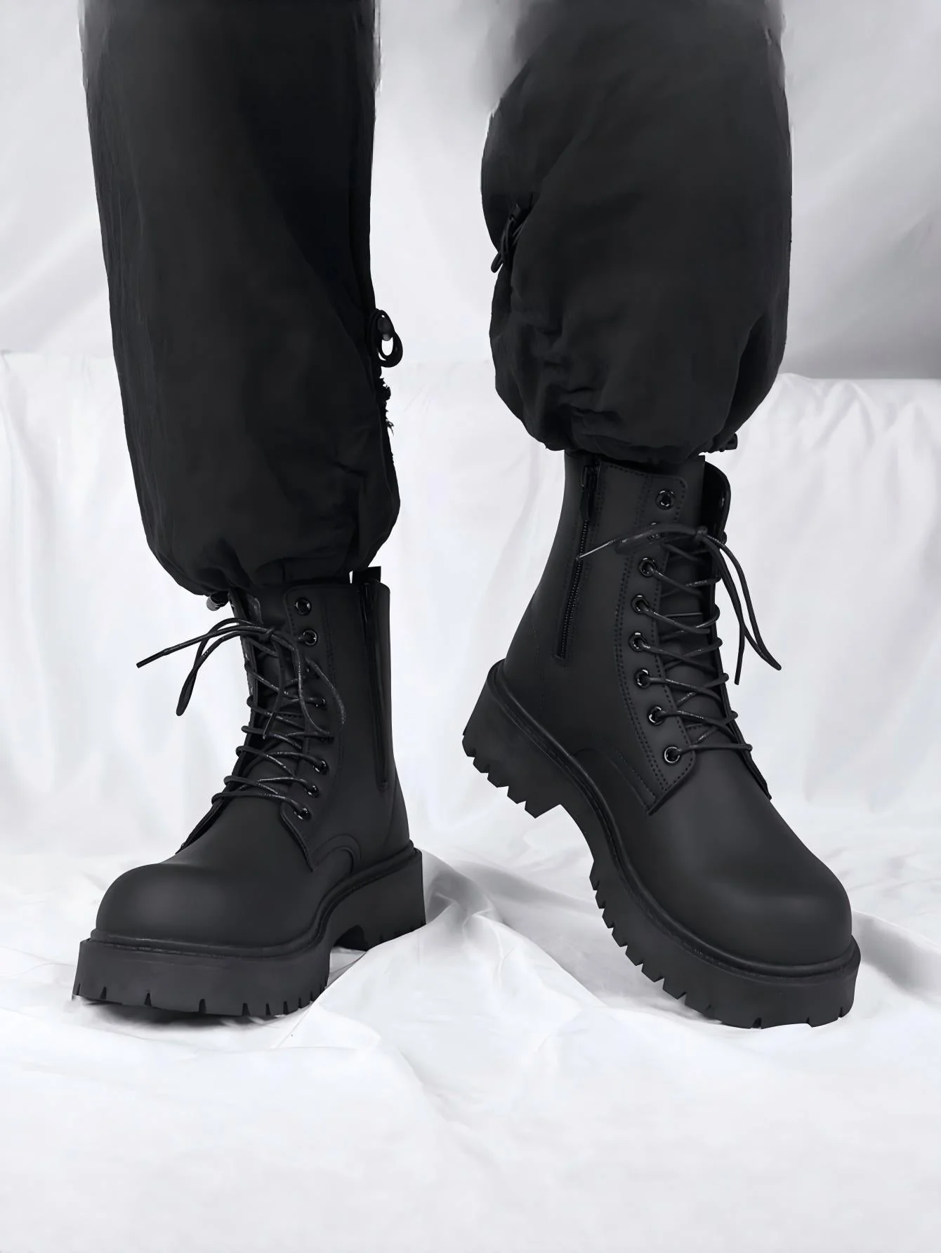 British Style Motorcycle Workwear Martin Boots