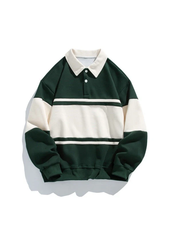 Loose-fit Stripes Polo Shirts - Image 2