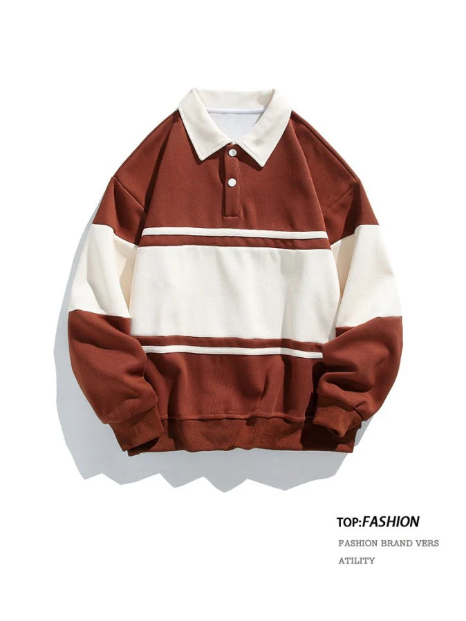 Loose-fit Stripes Polo Shirts - Image 3