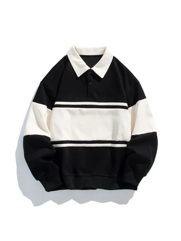 Loose-fit Stripes Polo Shirts - Image 6