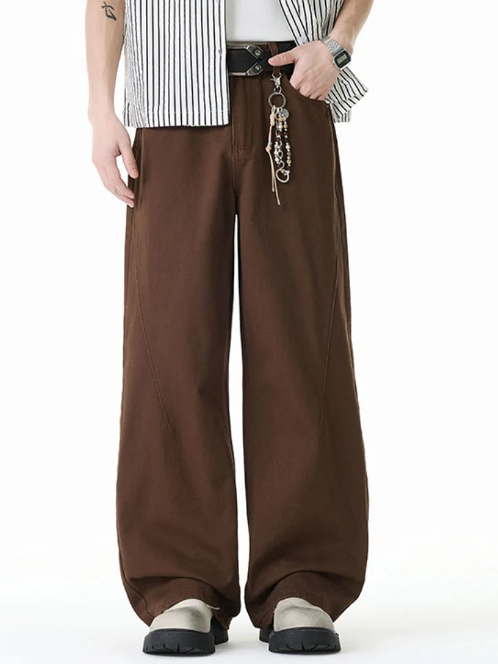 Versatile Straight-fit Wide-leg Pants - Image 10
