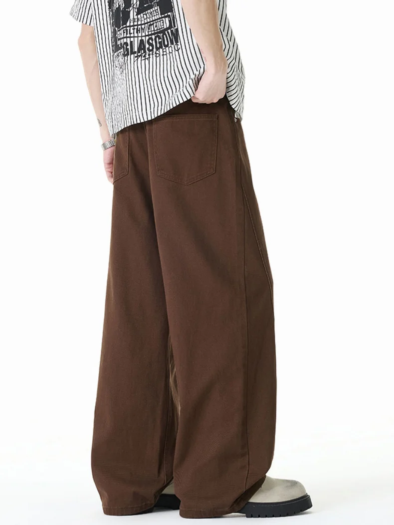 Versatile Straight-fit Wide-leg Pants - Image 11