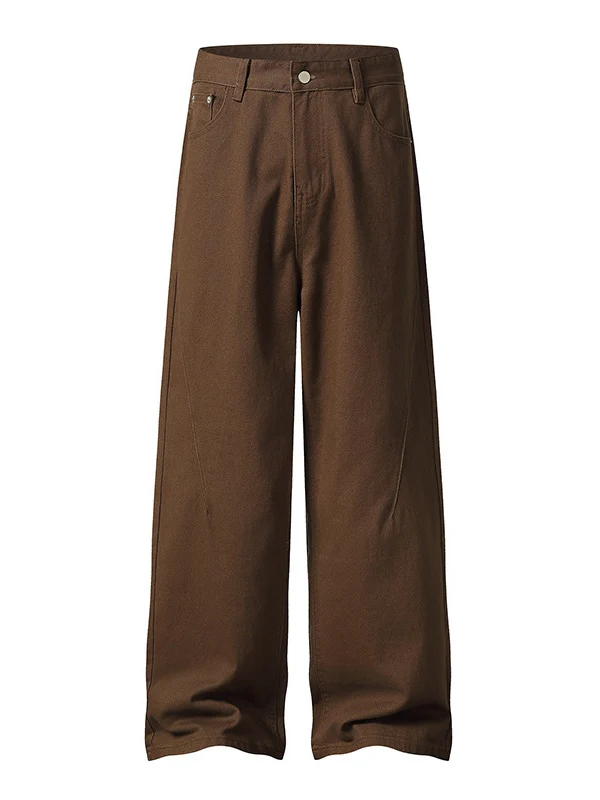Versatile Straight-fit Wide-leg Pants - Image 12