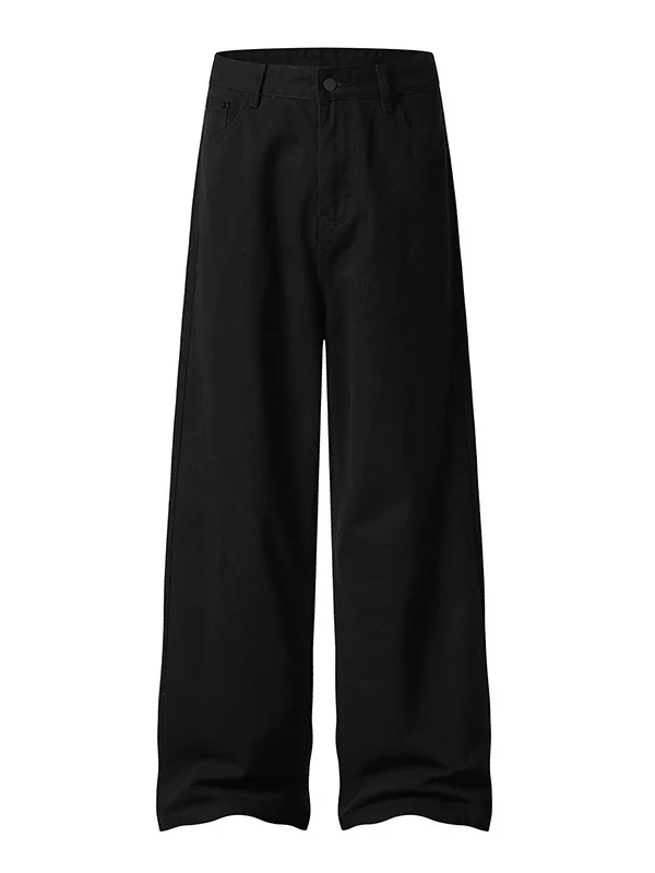 Versatile Straight-fit Wide-leg Pants - Image 9