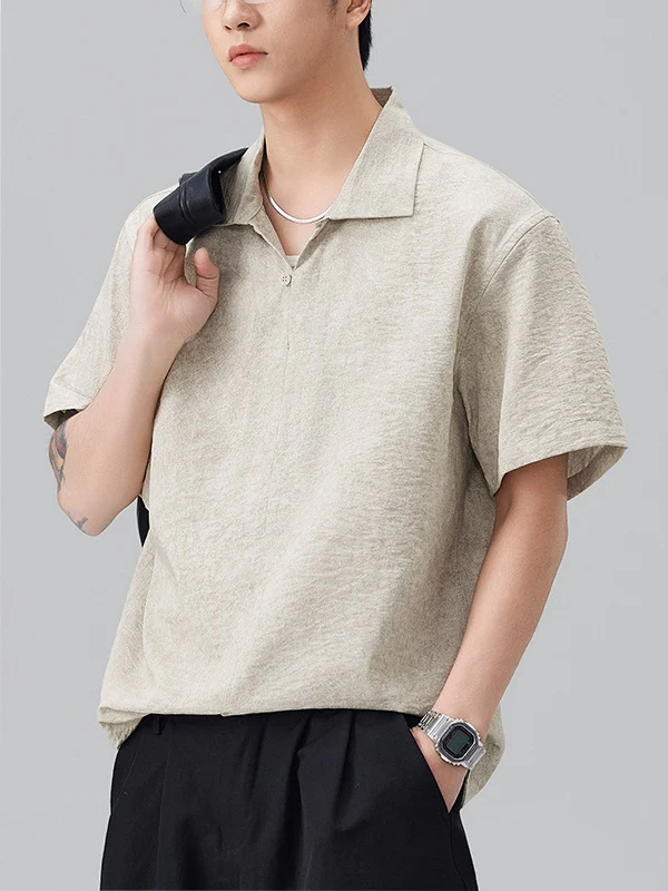 Leisure Loose-fit Retro Shirts - Image 5