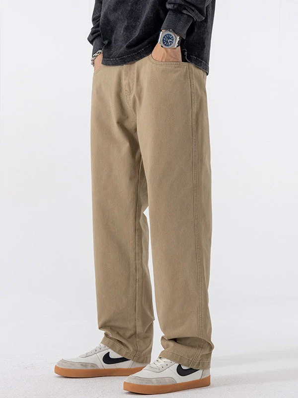 Cleanfit Loose-fit Straight-fit Cargo Trousers - Image 2