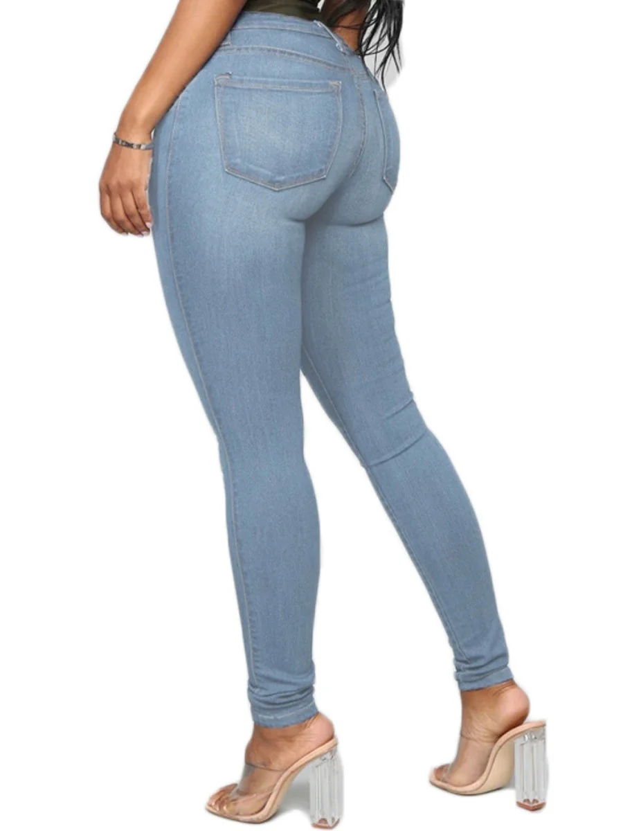 Pencil Pants Tight Fit Butt-lifting Style Jeans - Image 8