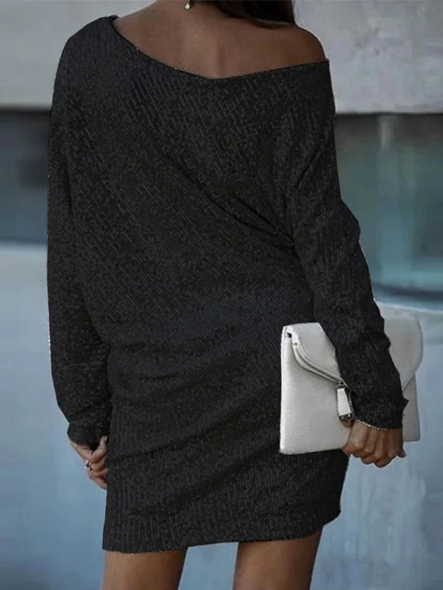 One-shoulder Sequined Mini Dress - Image 7