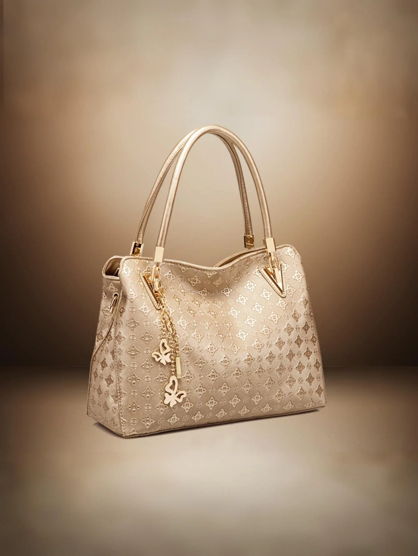 Embossed Handbag 4-piece Set - Image 9