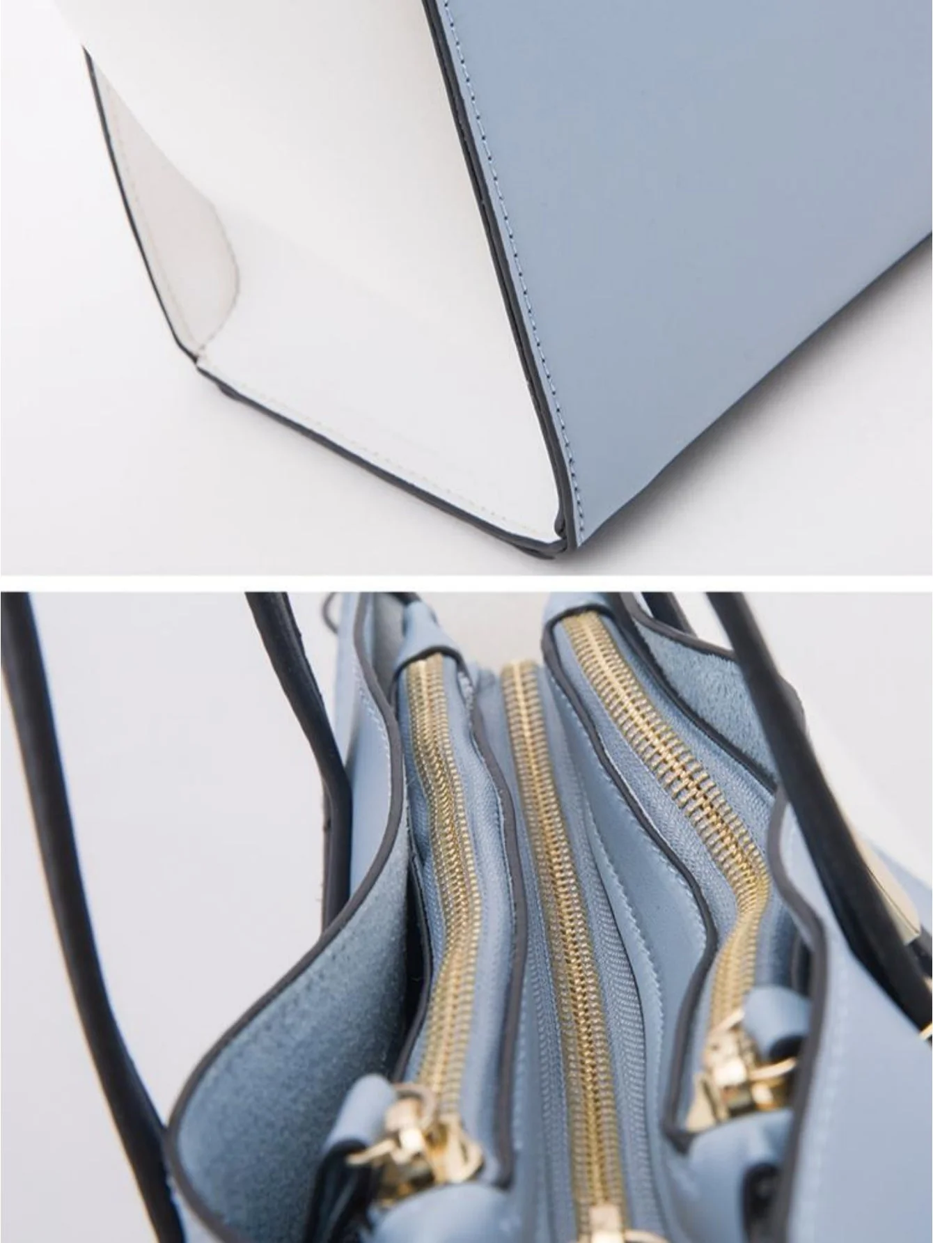 4-piece Patchwork Tote Bag Set - Image 9