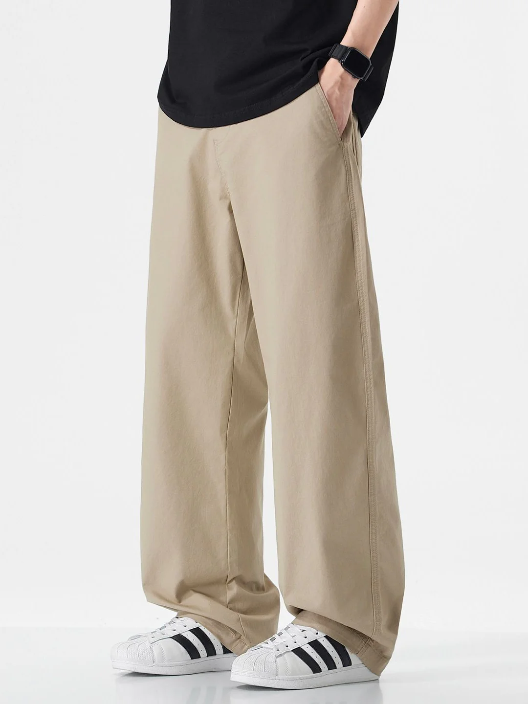 Loose-fit Straight-fit Scimitar Pants - Image 3