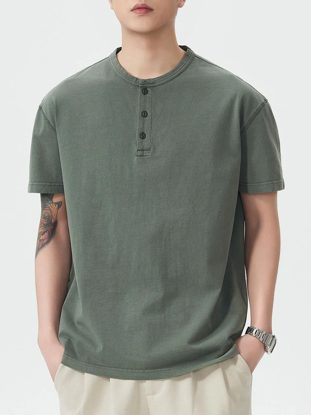 Retro Washed Loose-fit T-shirts - Image 5