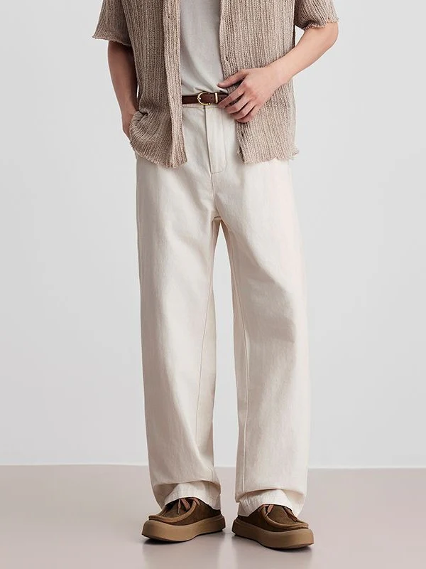 Loose-fit Drape Patchwork Pants - Image 2