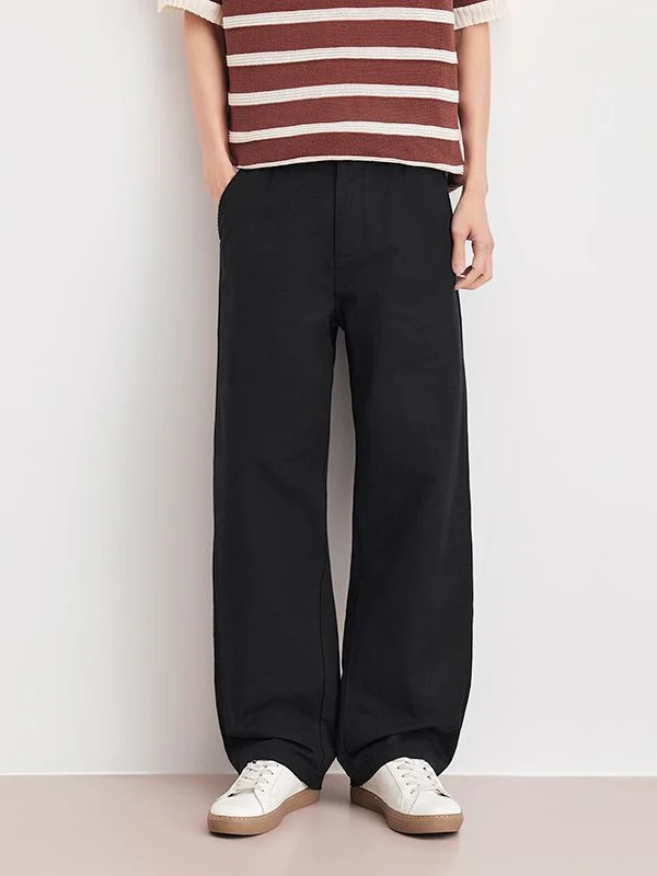 Loose-fit Drape Patchwork Pants - Image 5
