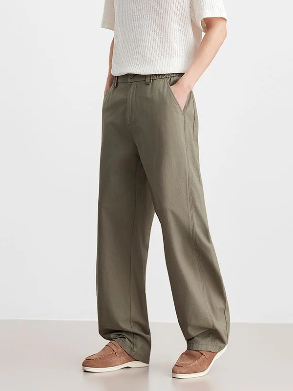 Loose-fit Drape Patchwork Pants - Image 7