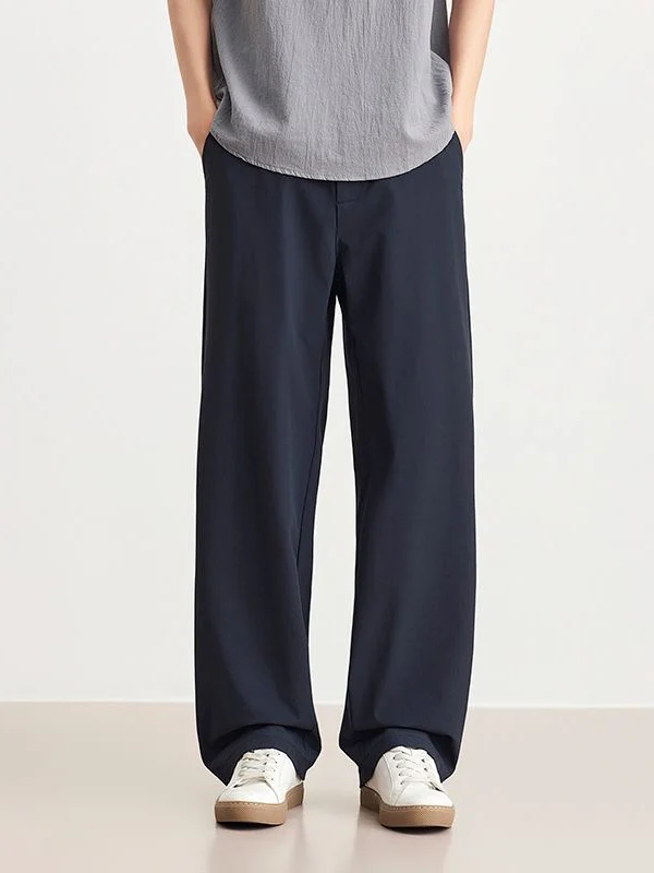 Drape Tight Straight-fit Pants - Image 3