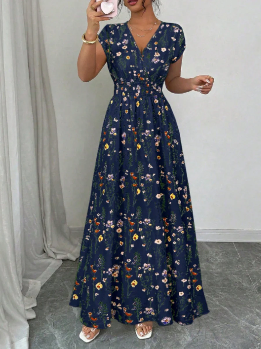 Hit Flowers Plants And Flowers Maxi Dresses - Image 37