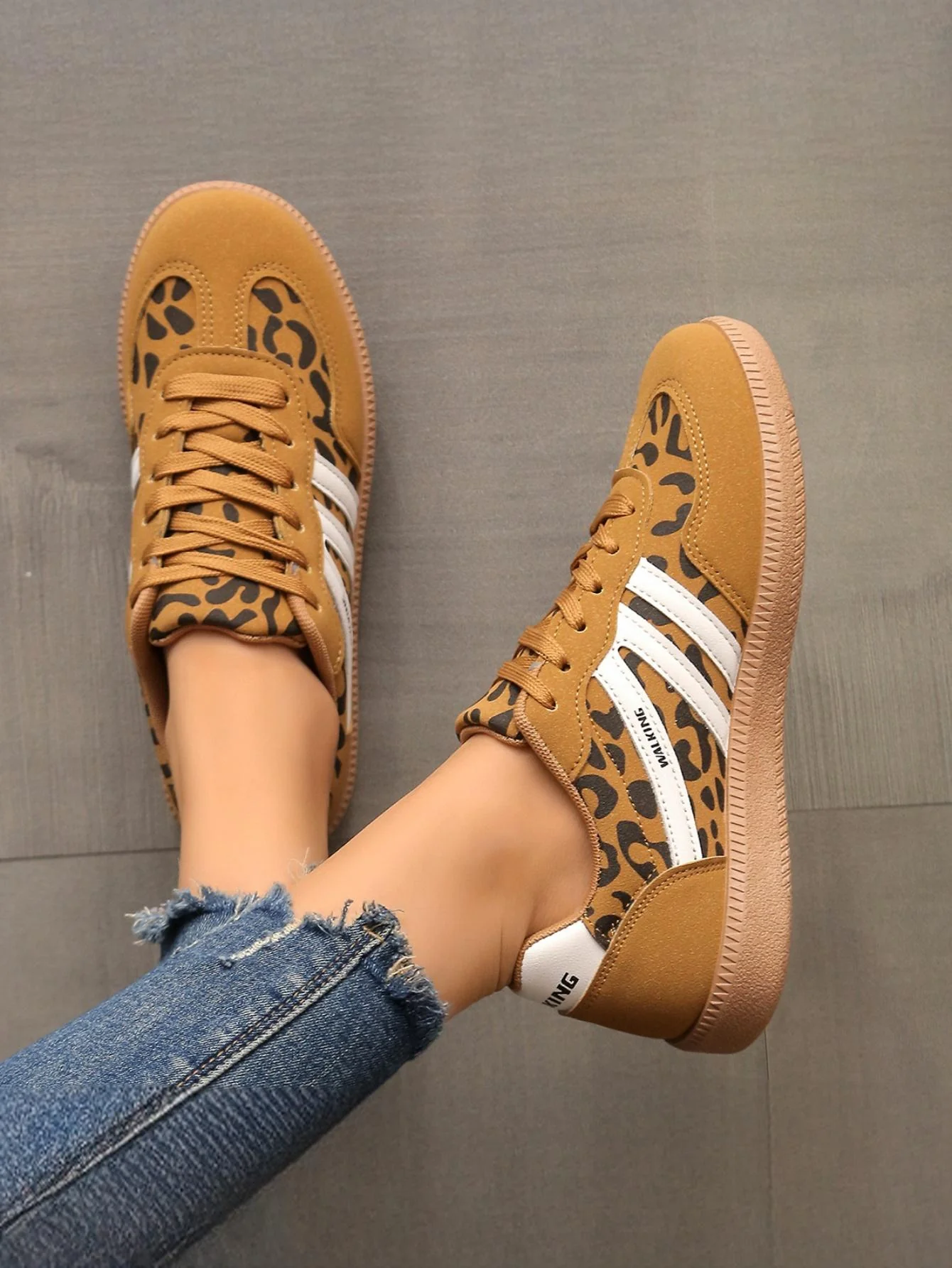Retro Color-blocked German Training Shoes And Sneakers - Image 2