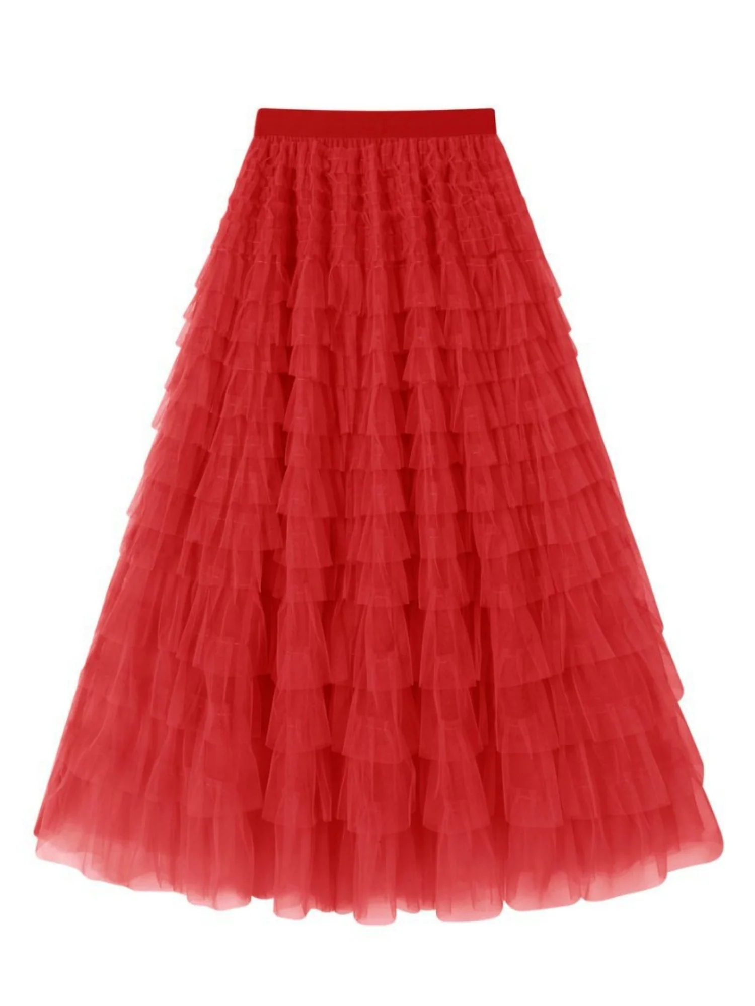 Mesh Multi-story Sweet Cake Skirt - Image 10
