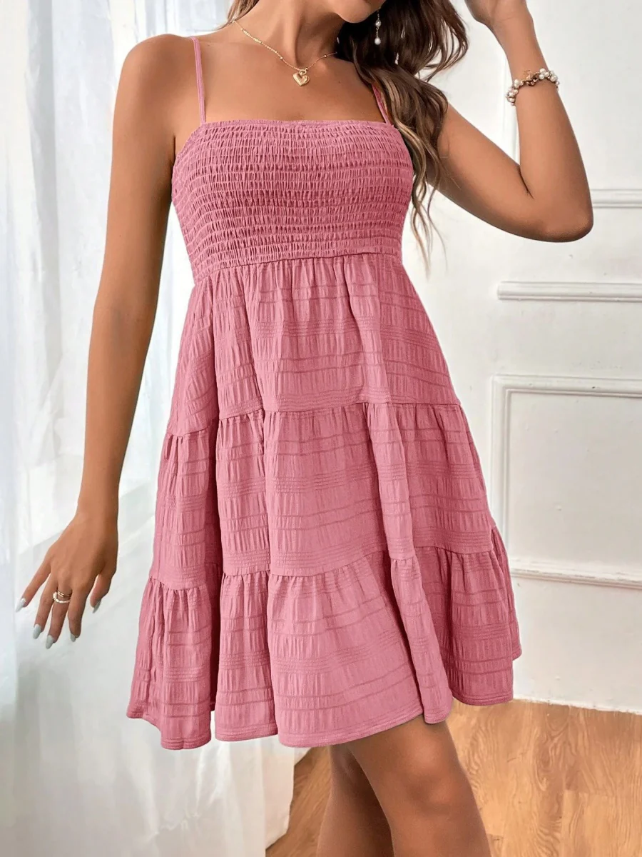 Hit Pleated Mini&Short Dresses - Image 25