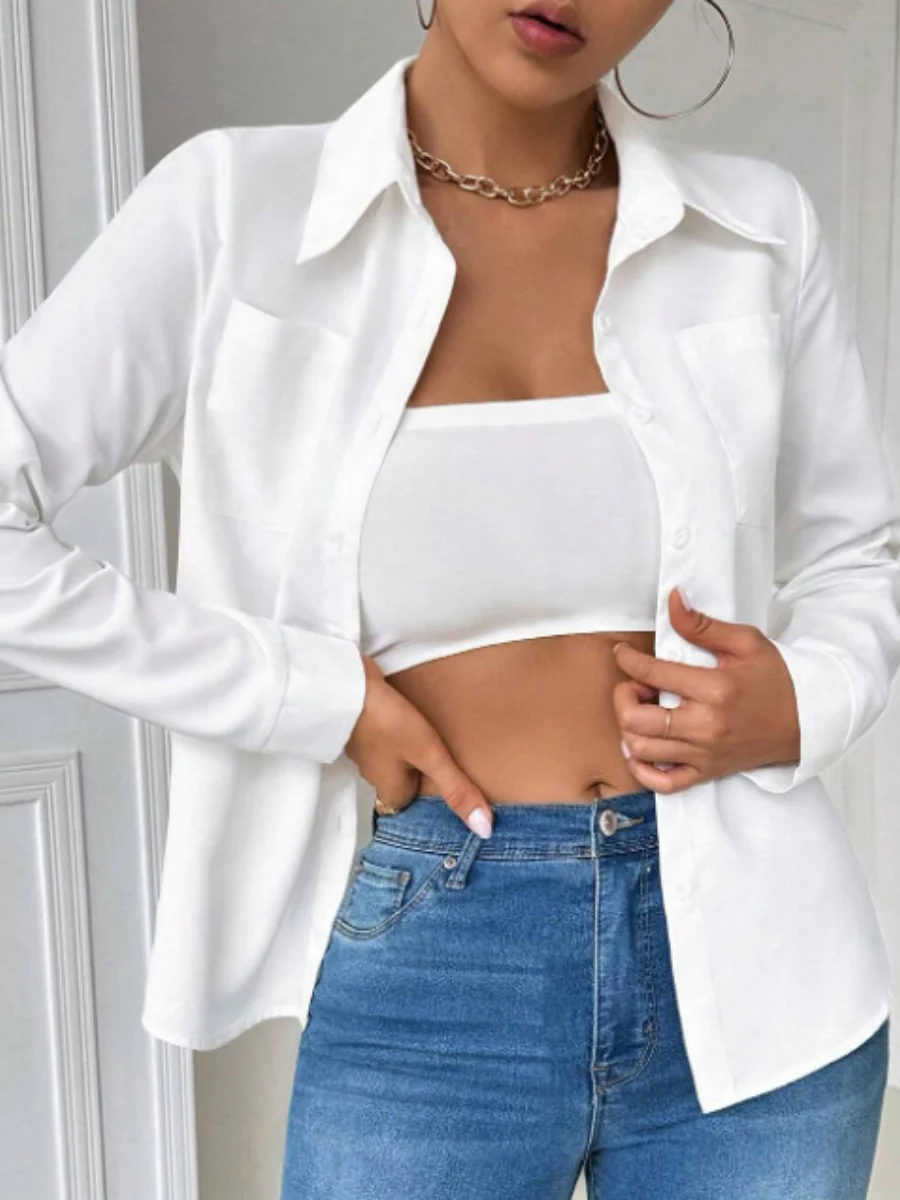 Collared Button-down Casual Shirt - Image 5