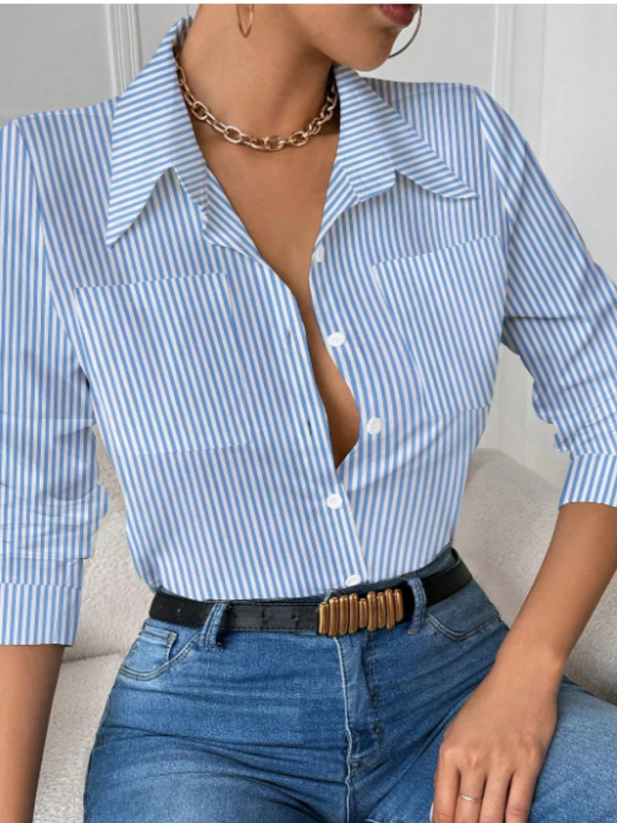Collared Button-down Casual Shirt - Image 8