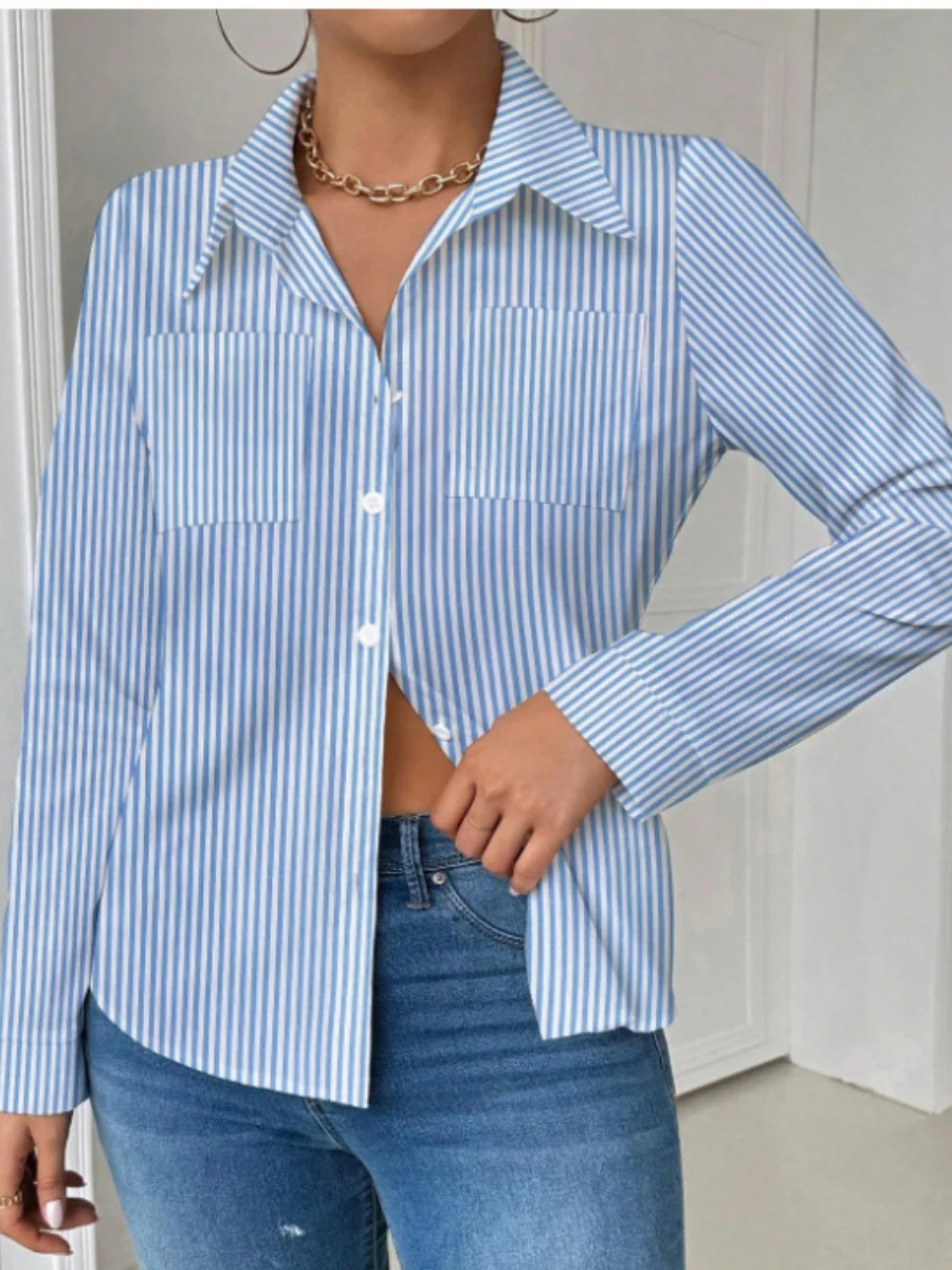 Collared Button-down Casual Shirt - Image 9