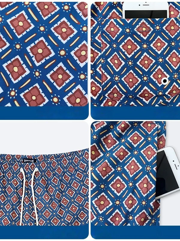 Double Layer Plus Size Loose-fit Quick-drying Beach Shorts - Image 5