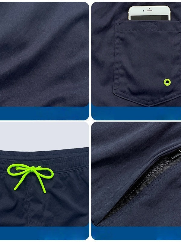 Outerwear Solid Color Quick-drying Breathable Beach Shorts - Image 3