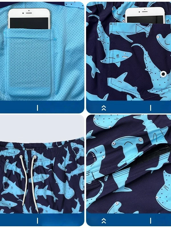 Outerwear Quick-drying Micro-elasticity Beach Shorts - Image 3