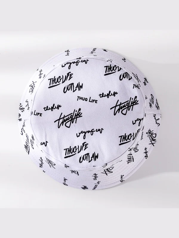 Printed Double-sided Foldable Sunscreen Bucket Hats - Image 4