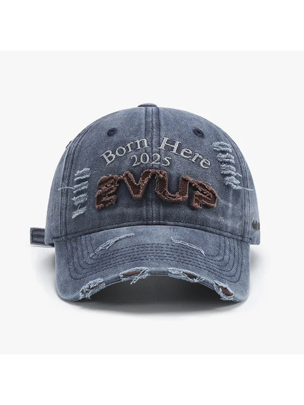 Washed 3D Letters Embroidery Baseball Caps - Image 4