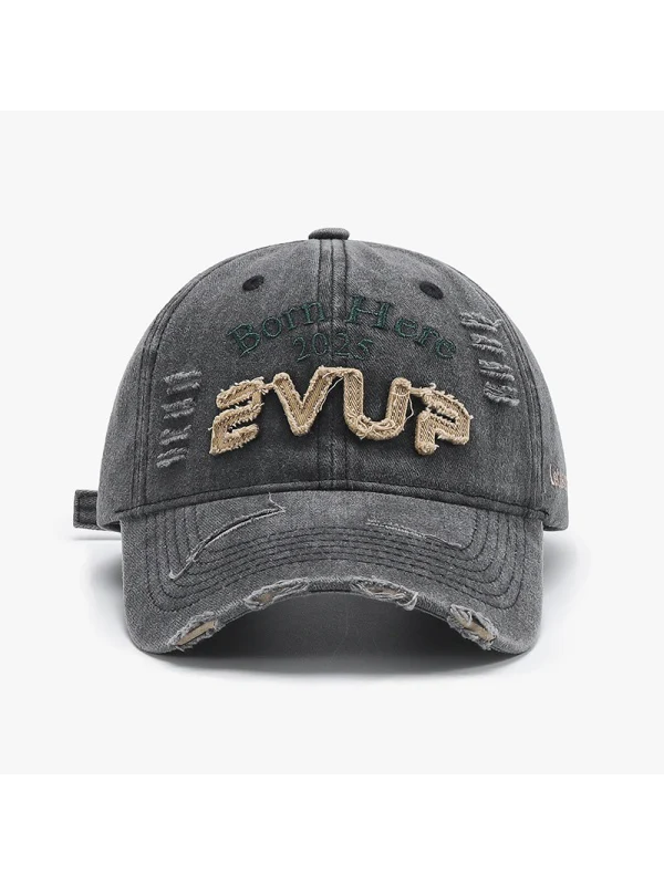 Washed 3D Letters Embroidery Baseball Caps - Image 5