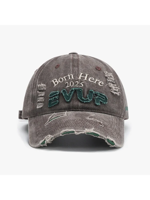 Washed 3D Letters Embroidery Baseball Caps - Image 9