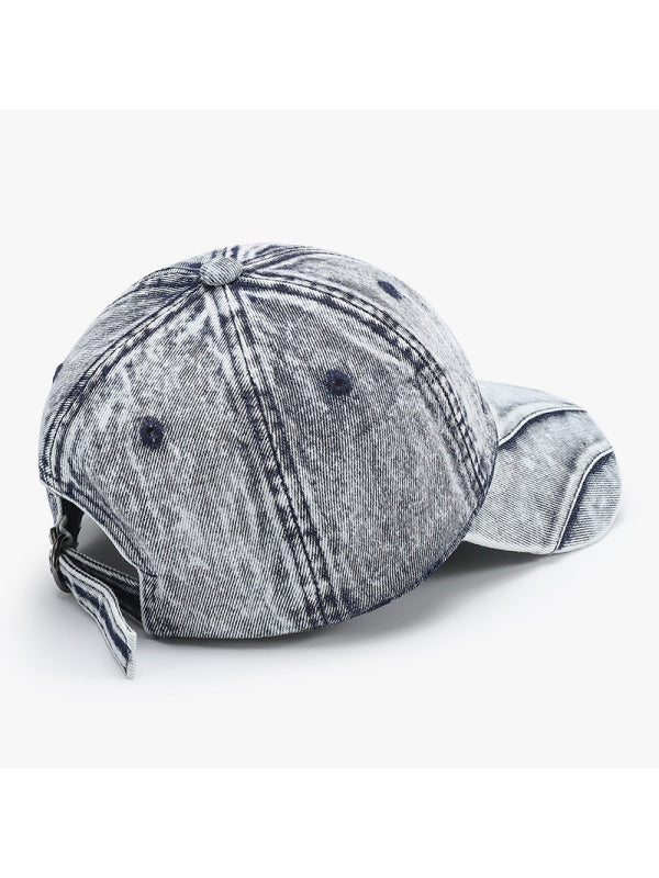 Denim Distressed Washed Shade Baseball Caps - Image 2