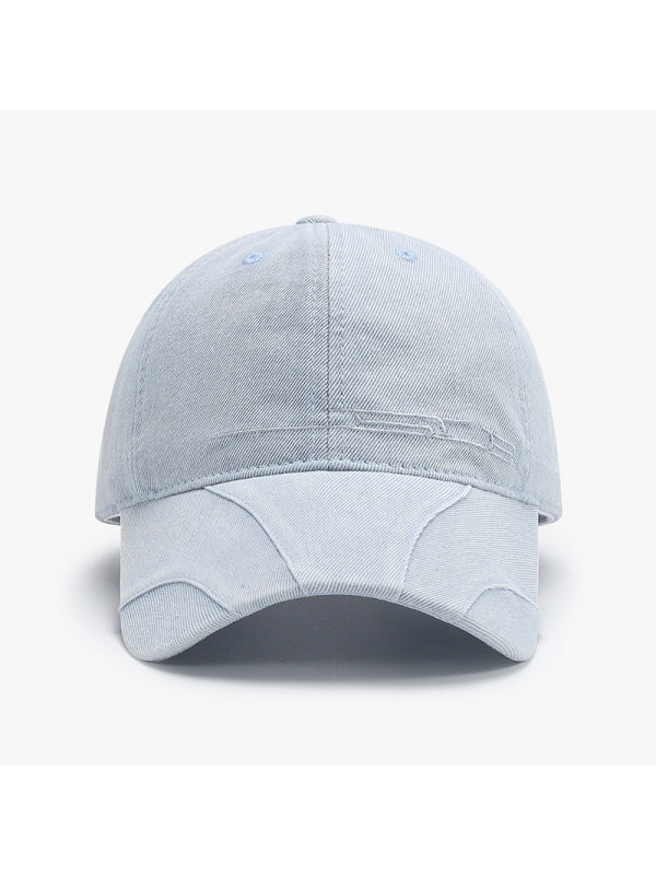 Denim Distressed Washed Shade Baseball Caps - Image 9