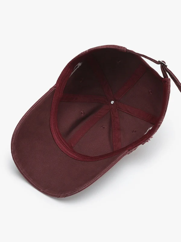 Distressed Letter Embroidery Baseball Caps - Image 4