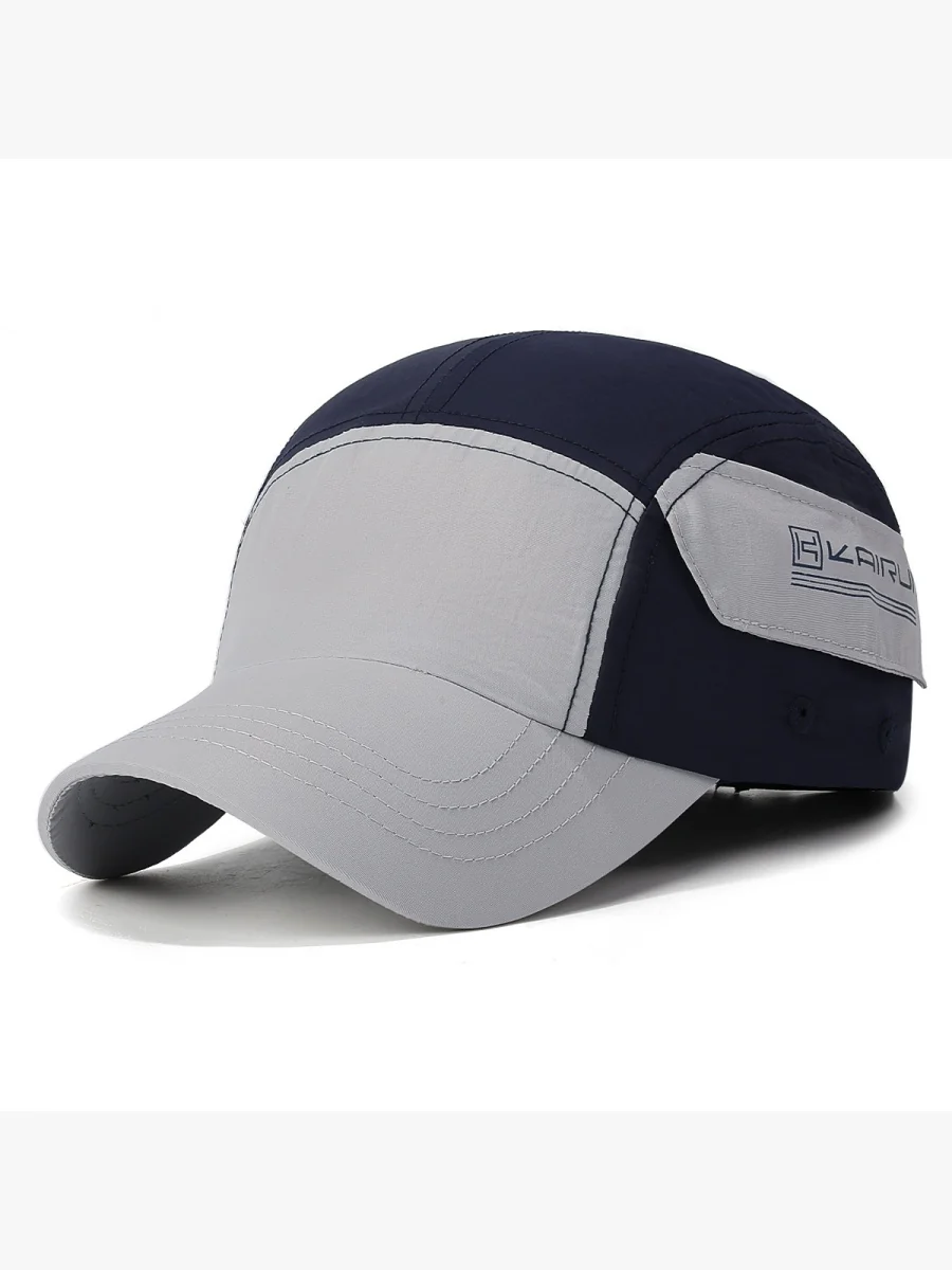 Lightweight Quick-drying Color Blocking Baseball Caps - Image 4