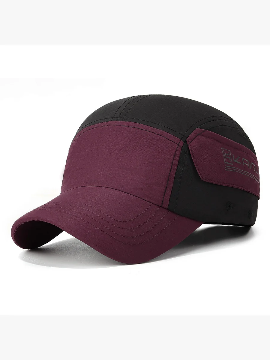 Lightweight Quick-drying Color Blocking Baseball Caps - Image 6
