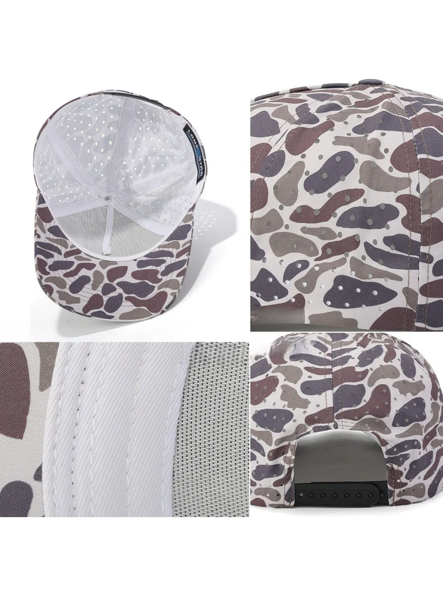Retro Camouflage Unstructured Sunscreen Baseball Cap - Image 2