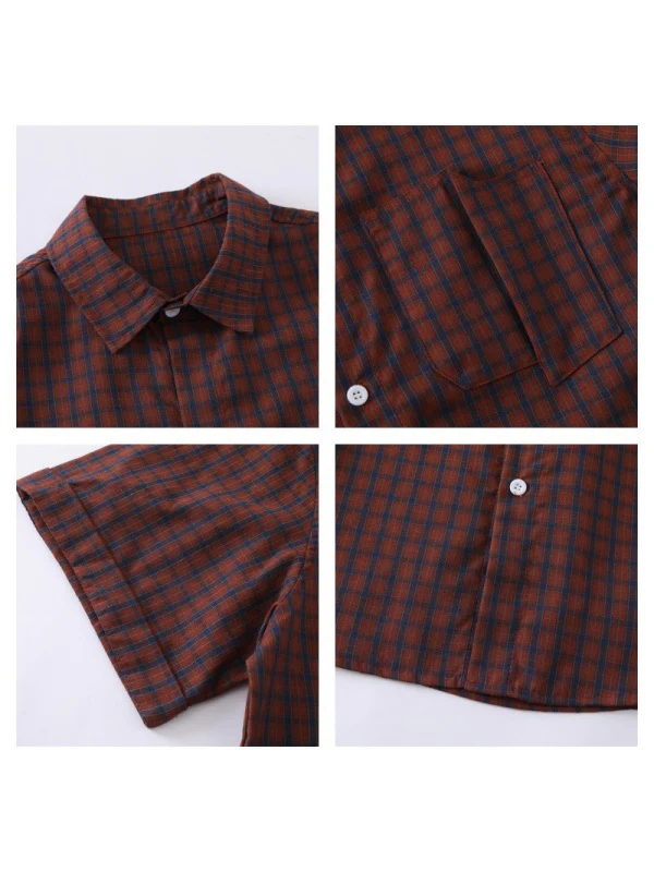 Plaid Retro Shirts - Image 4