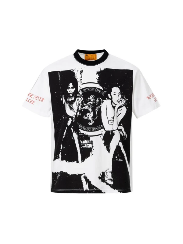Rock Retro Portrait Printed T-shirts - Image 6