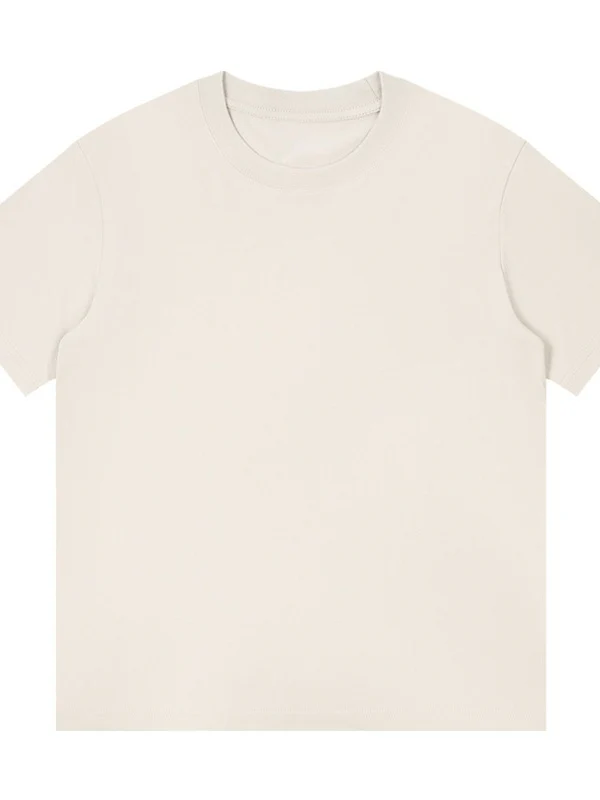 Loose-fit Leisure Solid Color T-shirts - Image 14