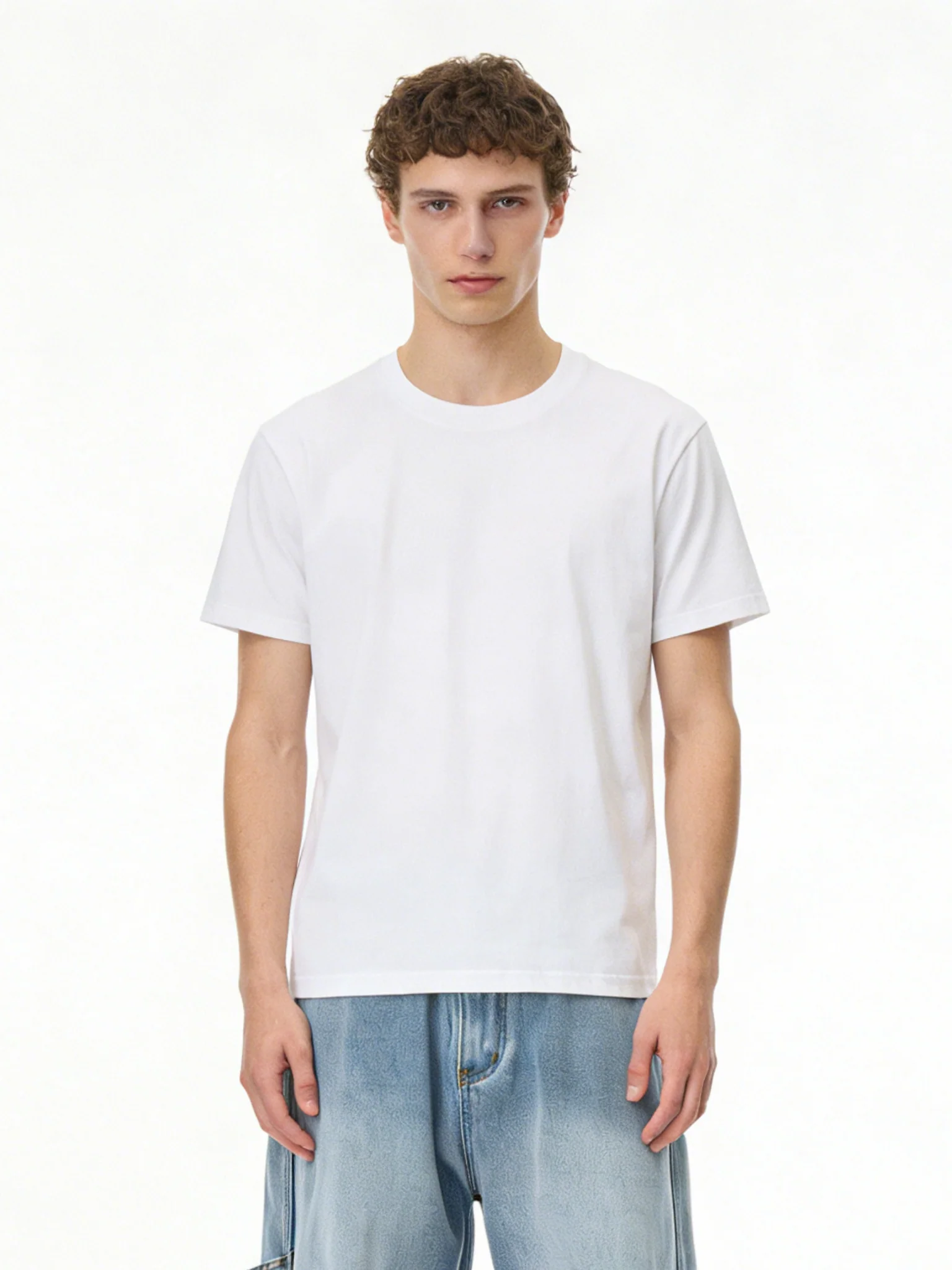 Loose-fit Leisure Solid Color T-shirts - Image 3