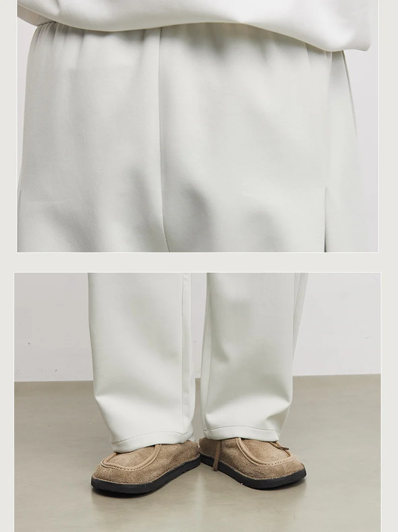 Wide-leg Loose-fit Comfort Pants - Image 4