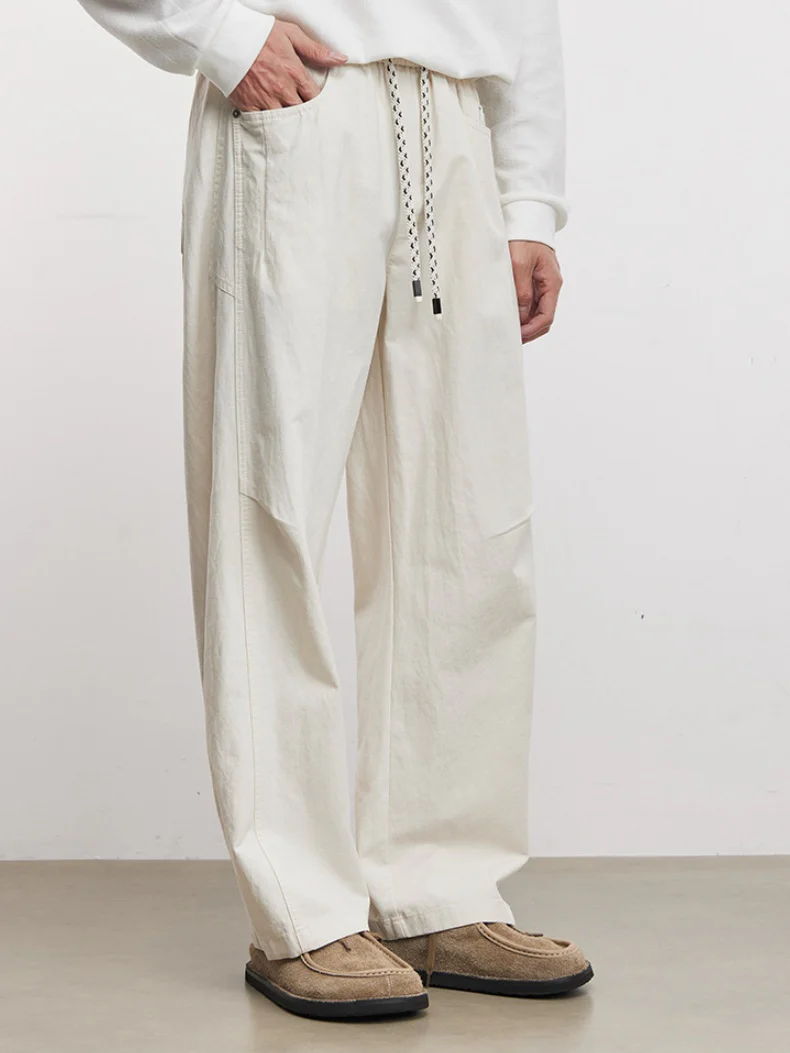 Loose-fit Simple Versatile Straight-fit Pants - Image 2